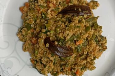 oats vegetable Biryani recipe/ healthy recipe/weight loss recipe/oats recipe