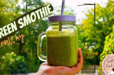 Spinach smoothie | healthy | green post workout Smoothie | low-calorie drink | siblingsfoodjungle