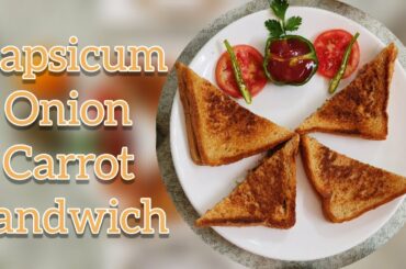 My Veg C.O.C. Sandwich Recipe (Easy to make Healthy breakfast recipe)