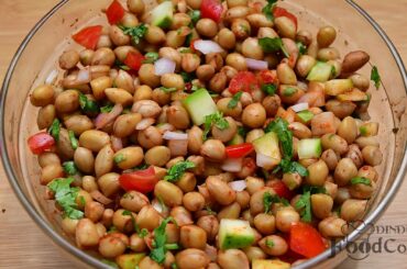 Peanut Chaat Recipe/ Healthy Evening Snacks/ Groundnut Chat