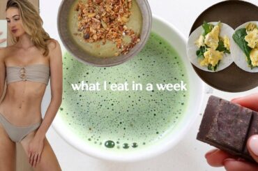 what i eat in a week | realistic easy healthy meals