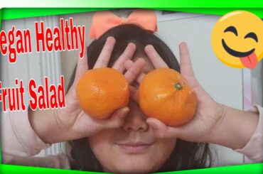 A Vegan Healthy Fruit Salad  Recipe#quick salad#fruits mukbang