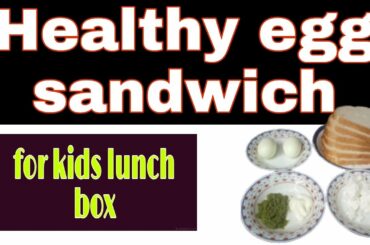 Healthy egg sandwiches