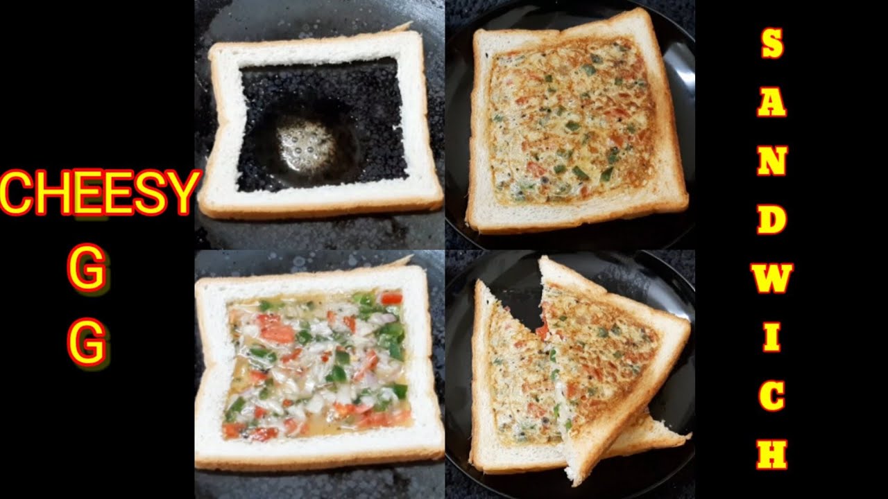 Cheesy egg sandwich|Breakfast recipe|Bread sandwich|Bread recipes|Sandwich recipes|With Eng captions Cheesy egg sandwich|Breakfast recipe|Bread sandwich|Bread recipes|Sandwich recipes|With Eng captions