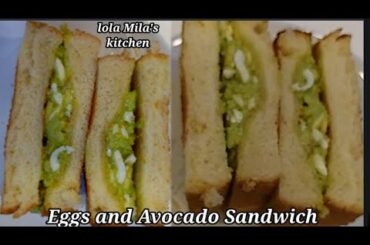 Avocado Eggs Sandwich (Tasty and healthy )