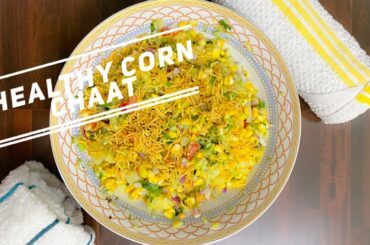 Easy healthy corn chaat || Corn chaat recipe