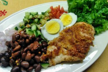 Black Bean and Chicken Protein Salad Recipe By The KItchenist