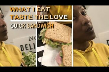 What I Eat I Quick Sandwich I  Easy Healthy  Realistic Meal I Erica Goldwater