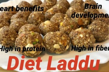 DIET LADDU | Low calories dietary supplement LADDU | SNACK ON THE GO | TipTop Recipes By Kusum B