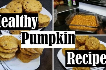 4 HEALTHY PUMPKIN RECIPES || BAKE FALL GOODS WITH ME