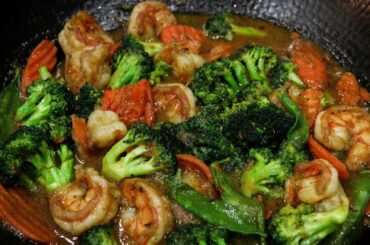 SHRIMP AND VEGETABLE STIR FRY| RECIPE AND TUTORIAL |(Keto-Friendly)| Healthy Recipes|