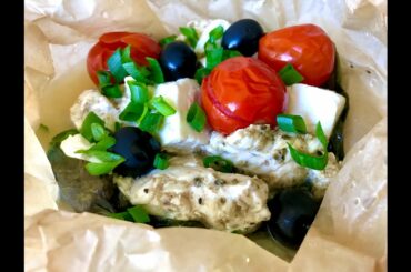 Healthy recipe with chicken breast | Chicken with feta