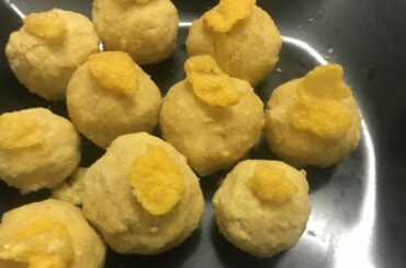 5 mins crunchy- healthy snack | Pottukadalai Urundai with cornflakes recipe in tamil by veggie treat