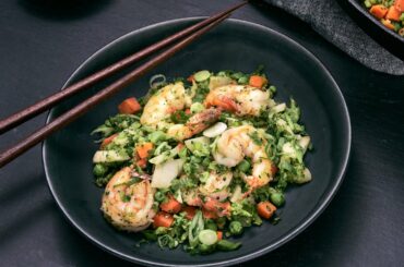 Shrimp and Broccoli Fried "Rice" (Healthy Recipes) | MyFitnessPal