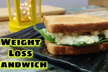Weight Loss Sandwich in Hindi | Healthy Breakfast Idea in Hindi