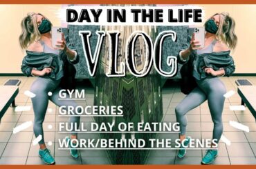 VLOGGING A DAY IN THE LIFE! Gym, Healthy Vegan Meals, Work/Behind the Scenes
