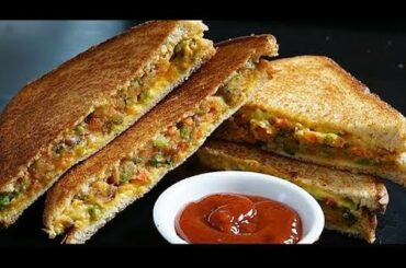Sandwich Recipe|Veg Sandwich#shorts