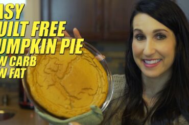 LOW CALORIE PUMPKIN PIE! ONLY 65 CALORIES!