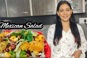 Mexican Salsa Salad - Healthy Salad Recipe | How to Make Simple Black Bean and Corn Salad