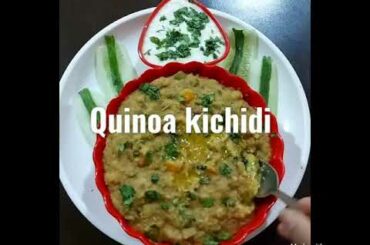 Quinoa kichidi.. Weight loss recipe.. Healthy breakfast recipes.. A perfect recipe for diet..