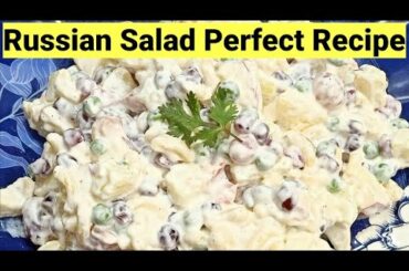 Russian Salad Recipe | Healthy Salad Recipe | Russian Salad Recipe By Abbas Food Factory |