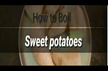 How boil sweet potatoes| kids recipe| Healthy & tasty snacks in Tamil