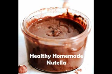 Healthy Homemade Nutella Recipe| Low Calorie Recipe
