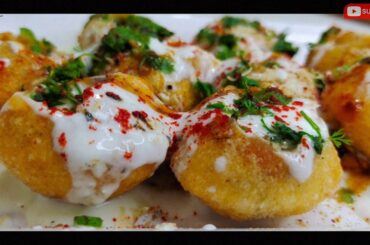 DAHI PURI RECIPE/HOME MADE SNACKS RECIPE