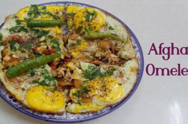Amazing Afghani Style Omelette  | Easy Afghani Omelette Recipe | Super Healthy Recipes with Umar