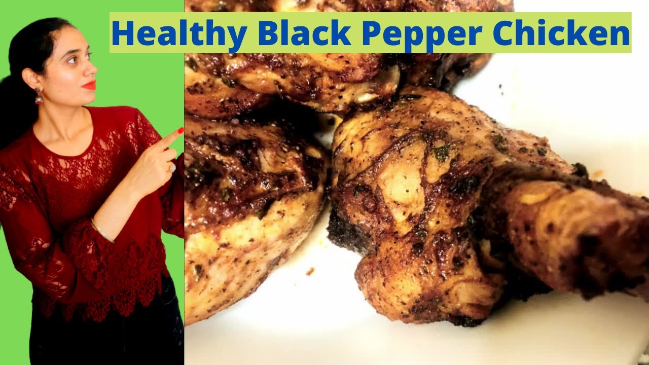 Easy Black Pepper Chicken recipe in Air Fryer| Weight Loss Recipe for Beginners (Very Healthy) Easy Black Pepper Chicken recipe in Air Fryer| Weight Loss Recipe for Beginners (Very Healthy)