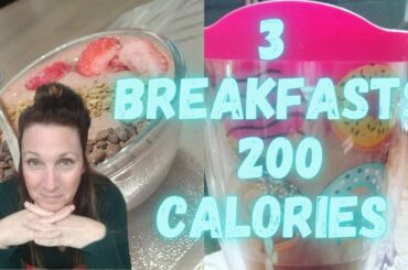 Low WW points | Low Calorie easy breakfasts