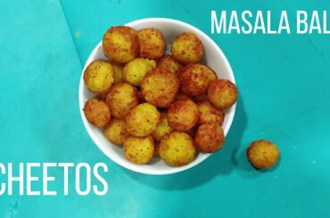 cheetos - Masala balls recipe/crispy healthy snacks/home