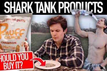 Testing SHARK TANK Fitness & Food Products For A Day | Vegan Snacks + Low Calorie Recipes