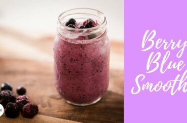 Berry Blue Smoothie For Healthy Bones | AlgaeCal Recipes