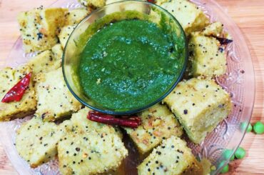 Healthy Hare Matar ki Recipe With Dhaniya ki Chatni | Steam Matar / Green Pease Healthy Recipe