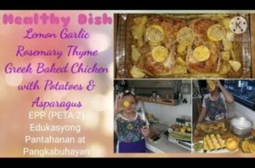 EPP (Edukasyong Pantahanan at Pangkabuhayan) PETA 2 - Yummy Healthy Dinner