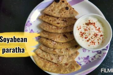 How to make "Soyabean paratha " || Healthy breakfast recipe