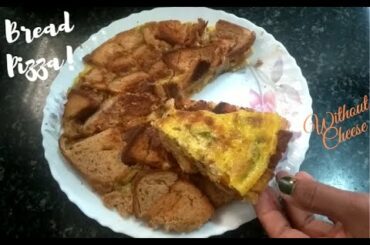 Bread Pizza/ Home made healthy pizza/healthy Breakfast recipe/ # Archanaa Cooking
