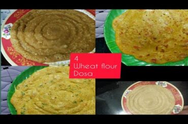 Easy and Healthy Breakfast Recipes/Instant Wheat Flour Recipes