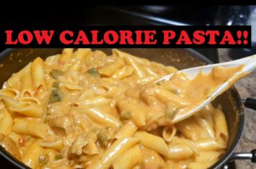 Low Calorie pasta (Chicken Alfredo) | College Cooking