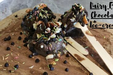 Dairy Free Chocolate  Ice Cream | Easy Dessert Recipe |Healthy recipes | Vistaar Kitchen