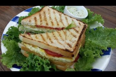 Grilled chicken sandwich recipe by Noor’s Kitchen