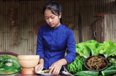 Healthy food from Vegetable Garden - Meatballs fish Soup recipe for Dinner
