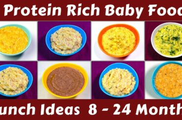 9 Protein Rich Lunch Ideas || Baby Foods || Healthy Lunch Ideas for Babies and Toddlers