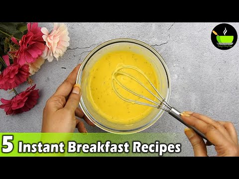 15 Minutes Instant Breakfast Recipes | Quick And Easy Breakfast Recipe | Healthy Breakfast Recipe 15 Minutes Instant Breakfast Recipes | Quick And Easy Breakfast Recipe | Healthy Breakfast Recipe