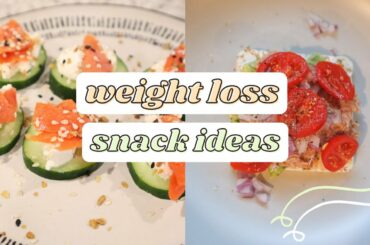5 HEALTHY LOW CALORIE SNACK IDEAS FOR WEIGHT LOSS ! SUPER EASY TO MAKE!
