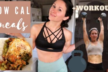 Healthy Low Calorie Meals|Getting back on track after gaining weight + HOME WORKOUT