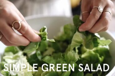 How to Make A Simple Green Salad | Nutrition Stripped