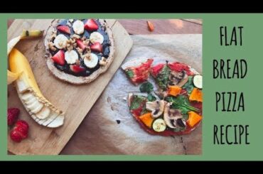 HEALTHY HOMEMADE FLATBREAD PIZZA // Foodie Friday's