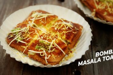 Bombay Masala Toast - Aloo Sandwich Veg Street Style with Imp. Chutney Recipe - CookingShooking